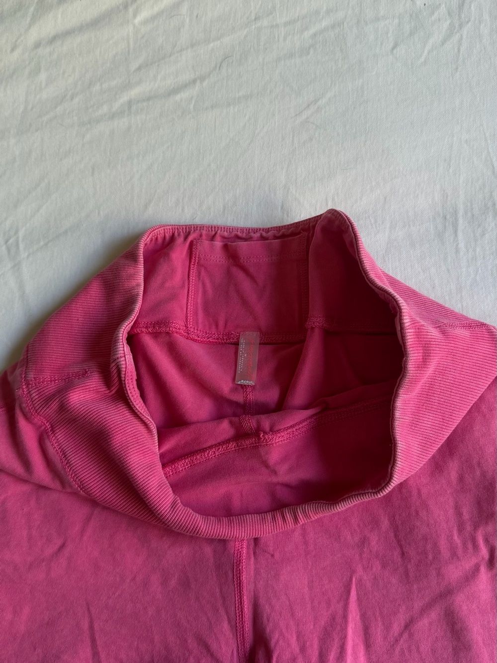 Free People Movement Pink High-Waist Bike Shorts - Picture 6 of 6